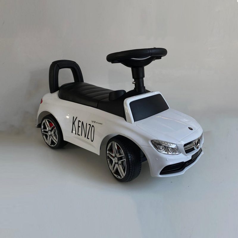 Mercedes loopauto met naam Bebetos