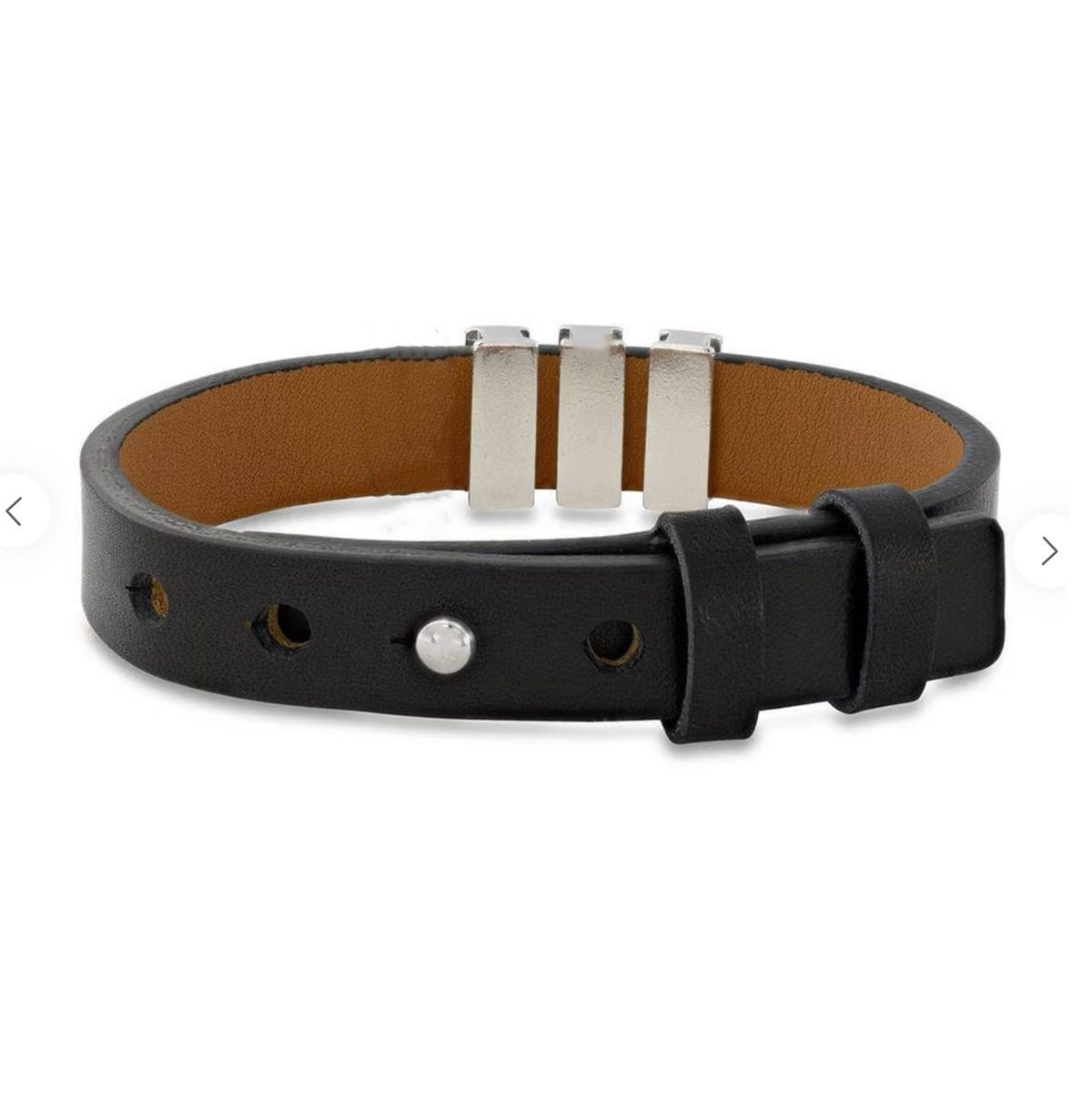 JUZICHEN Leren Armband Voor Heren, Leren Armband Met Kruis, Zwart Bruin Armband En Roestvrij Staal Voor Heren, 21CM Armbanden Herenarmbanden Sieraden Cadeau Man Vader Opa (Zwart leer, zwart
